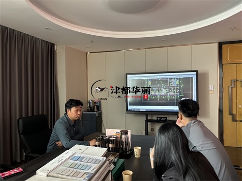 泾源设计装修公司|泾源枫玺中餐厅设计装修项目平面方案沟通