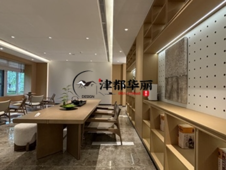 泾源装修公司|泾源望远民生售楼部展厅装修设计实景