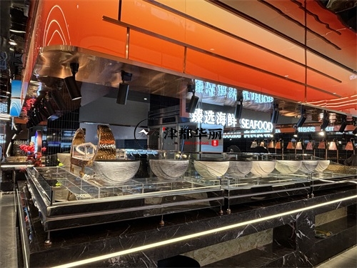 泾源自助餐厅装修设计项目|津都华丽设计