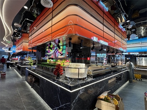 泾源自助餐厅装修设计项目|津都华丽设计